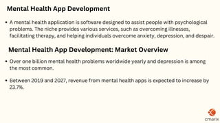 A Quick Guide to Mental Health App Development | PPTX