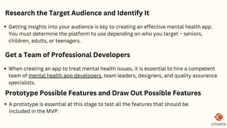 A Quick Guide to Mental Health App Development | PPTX