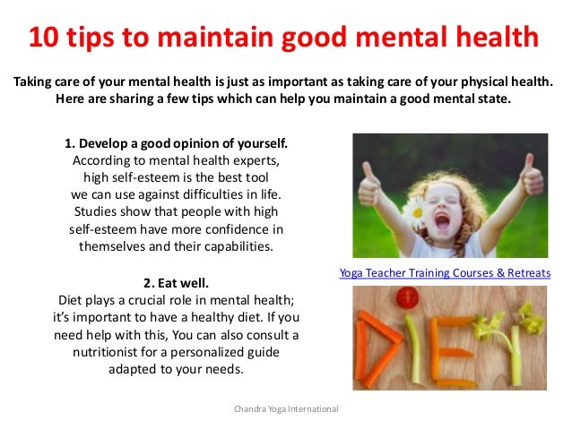 Tips To Maintain Good Mental Health.
