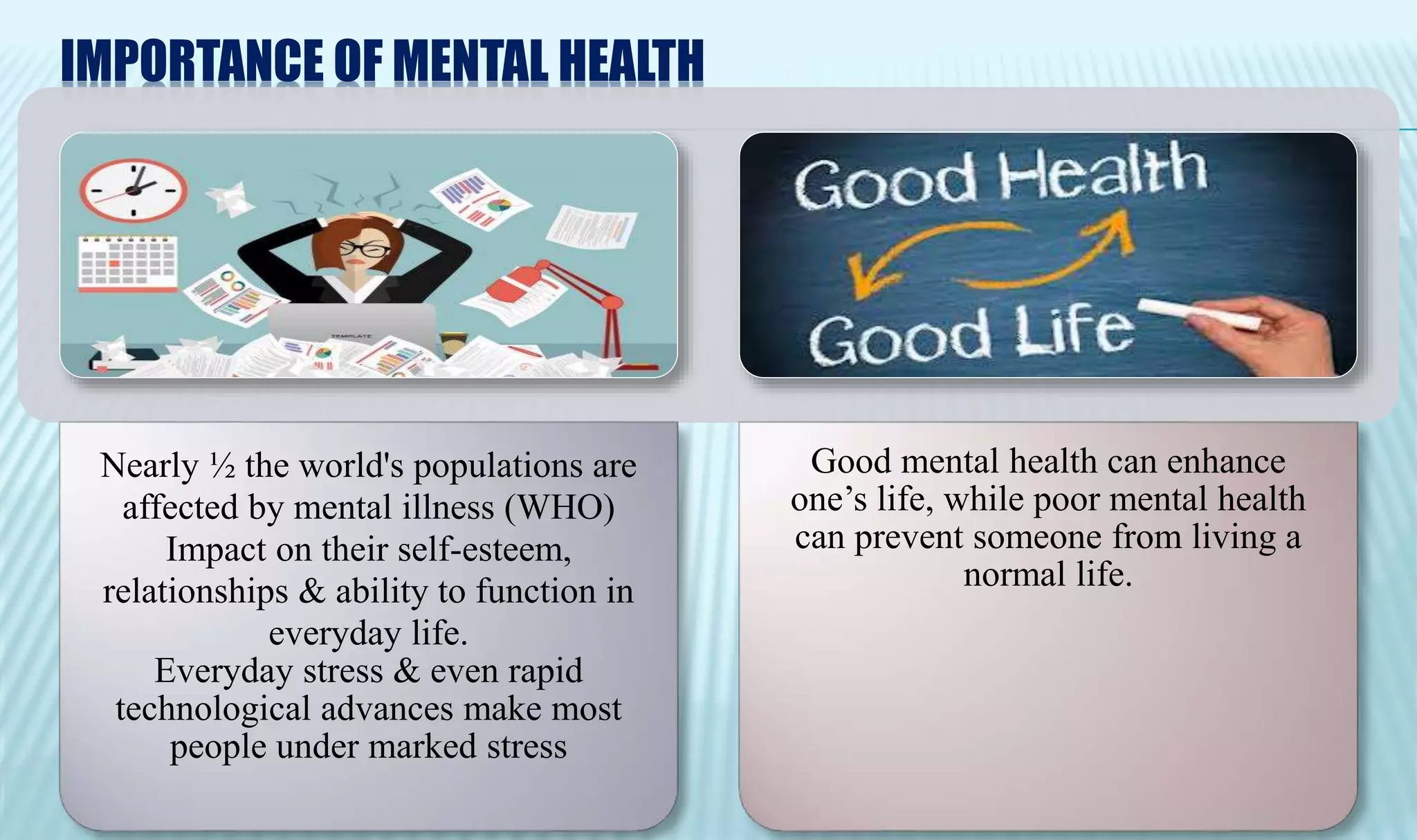 Mental health & Substance abuse | PPTX