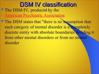 MENTAL HEALTH - NOTES.ppt for nursing students | PPT