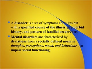 MENTAL HEALTH - NOTES.ppt for nursing students | PPT