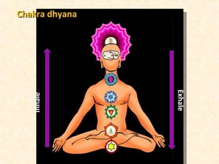 Chakra MeditationChakra dhyanaChakra dhyana
Inhale
Exhale
 