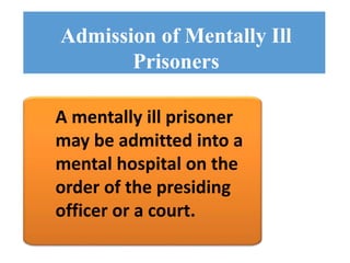 MENTAL HEALTH ACT | PPT