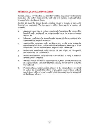 Mental health act 1983 mentally disordered offenders | PDF