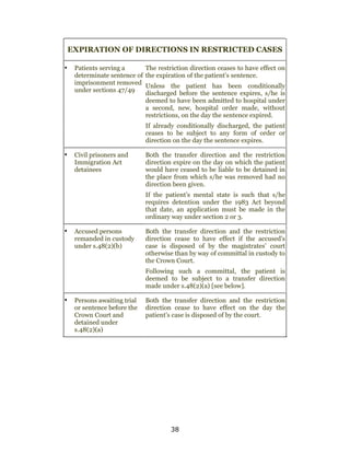 Mental health act 1983 mentally disordered offenders | PDF