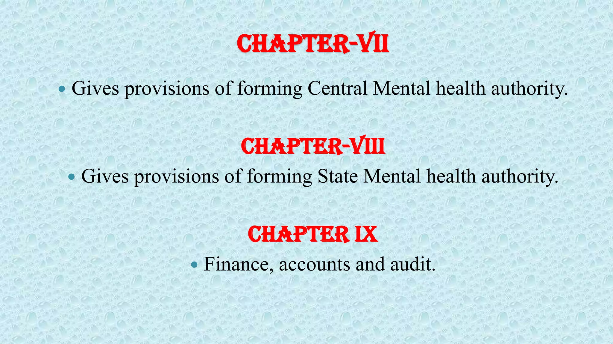 Mental health act PPT