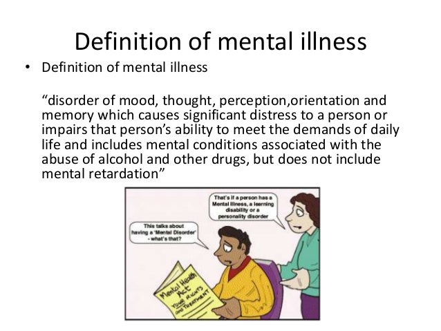 mental illness definition