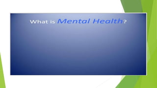 Mental Health and Well Being By Dr Surendra khosya.pptx
