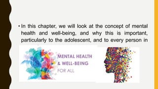 Mental health and well being in middle and late adolescene | PDF