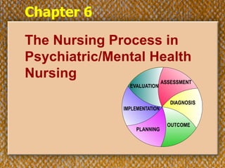 Chapter 6 The Nursing Process in Psychiatric/Mental Health Nursing 