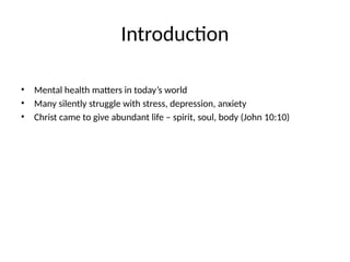 Mental Health in the Church, a Talk.pptx
