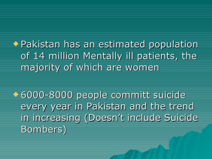 Mental health in Pakistan
