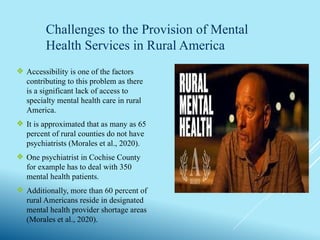 Top quality Mental Health in Rural America.pptx