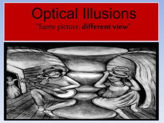 Optical Illusions
“Samepicture,different view”
 