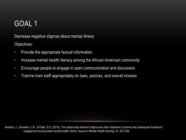 the stigma of mental illness in the african american community in america the stigma of mental illness in the african american community in america