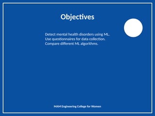 Machine Learning Models for Early Mental Health Disorder Detection in ...
