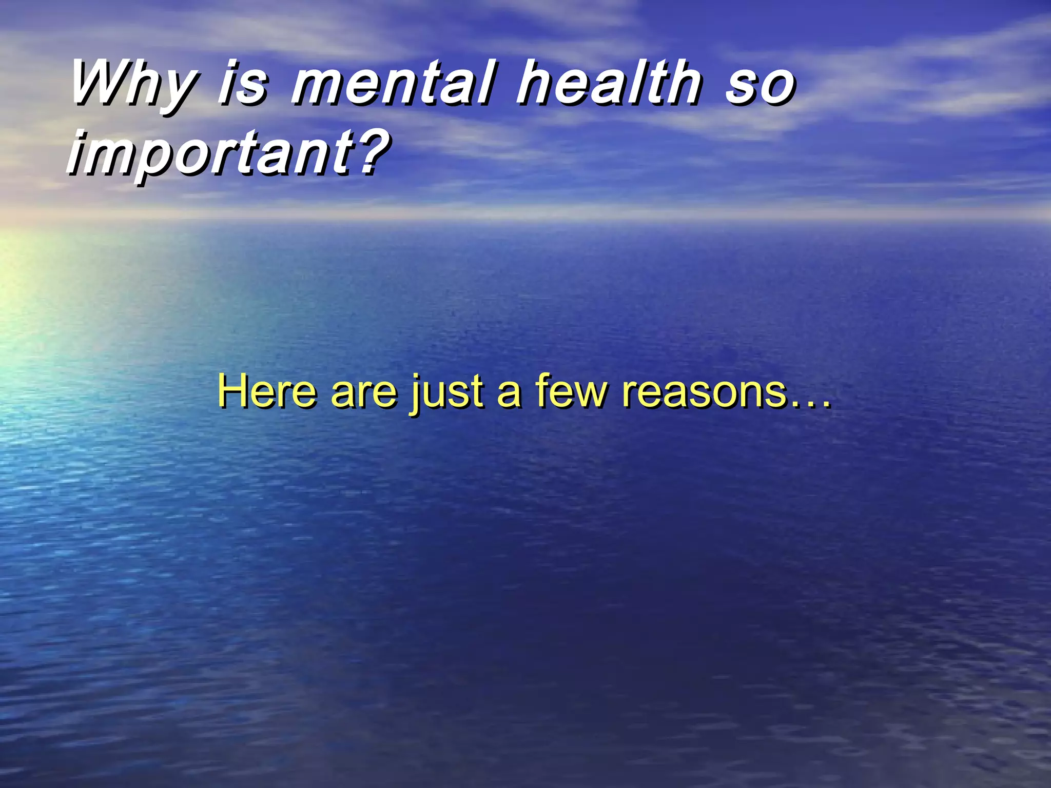 Mental health ppt. | PPT