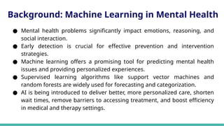 Mental Health Prediction using Machine Learning .pptx