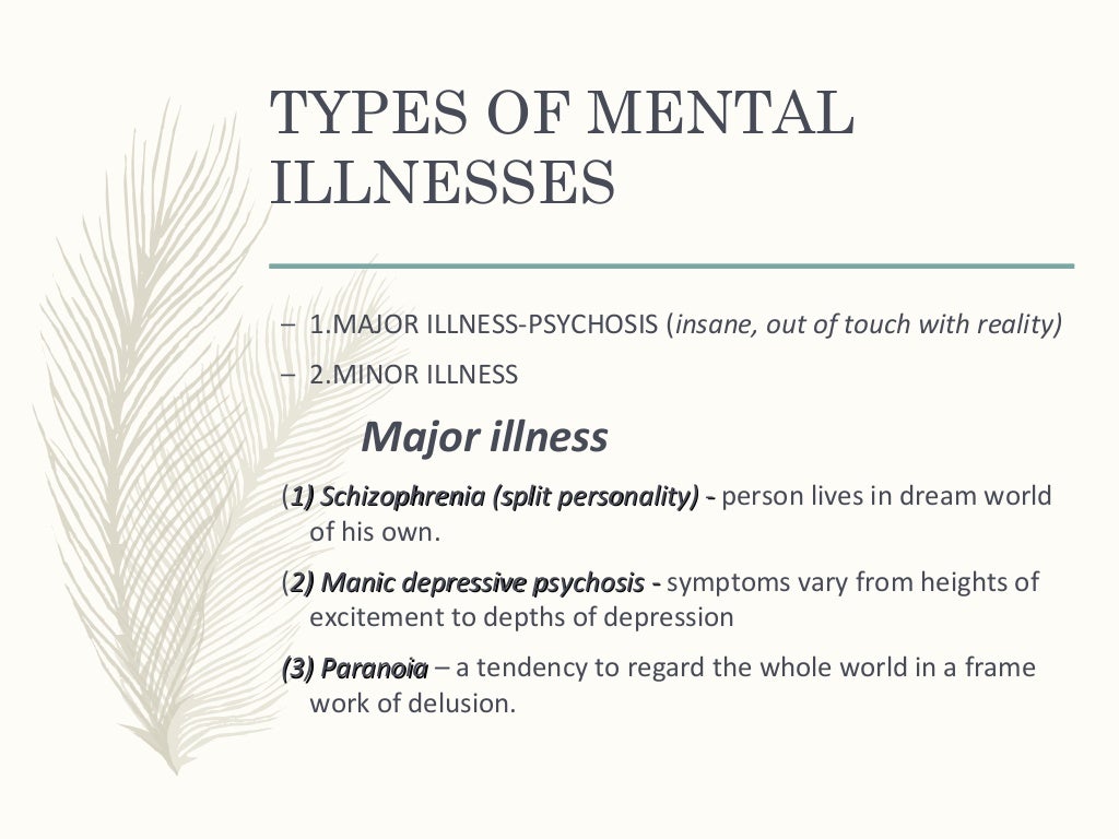 Mental health problem, epidemiology, prevention and control