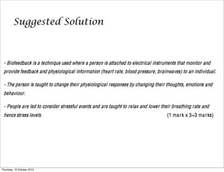 Suggested Solution
Thursday, 10 October 2013
 