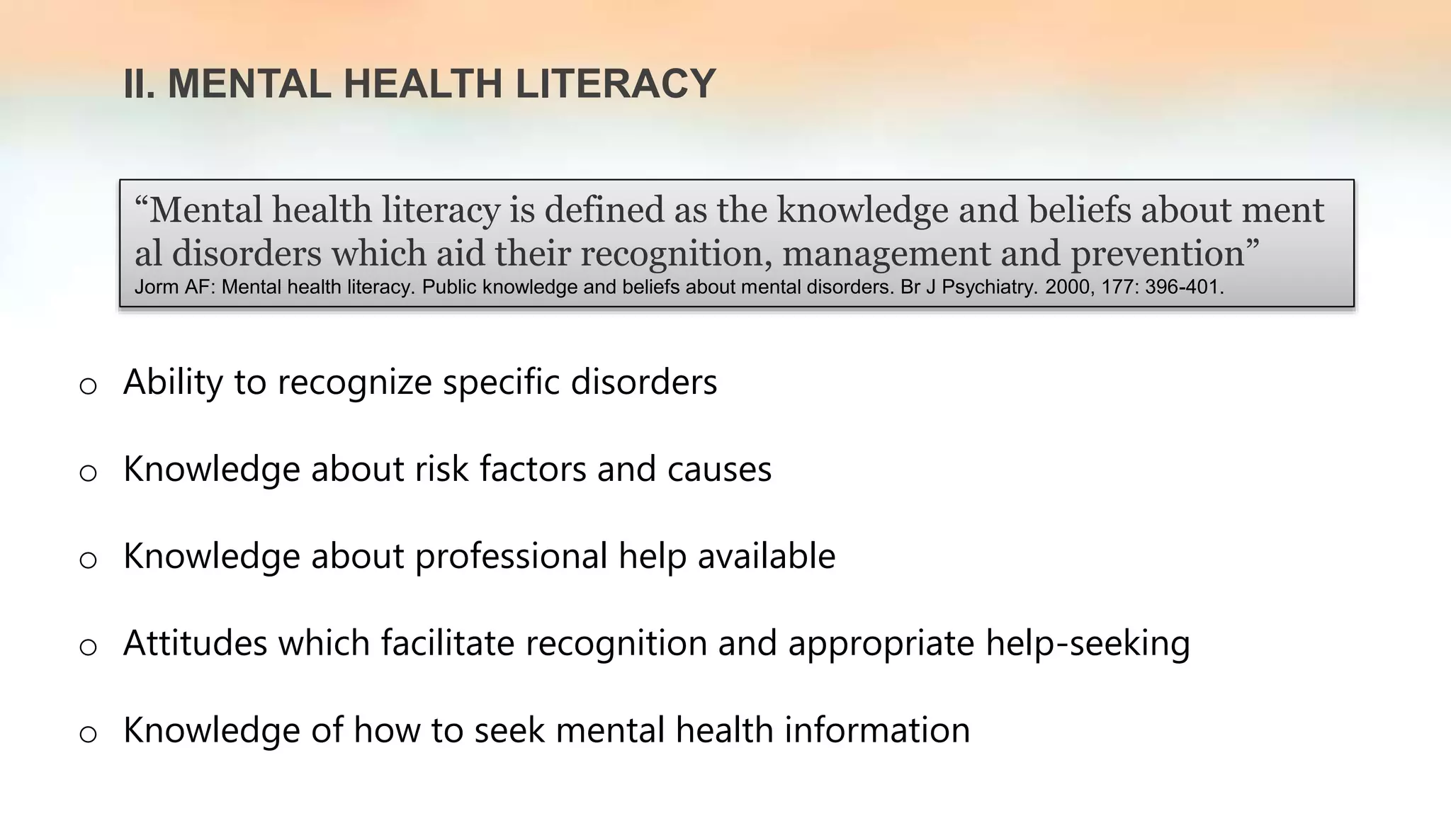 Mental health and substance abuse | PPTX