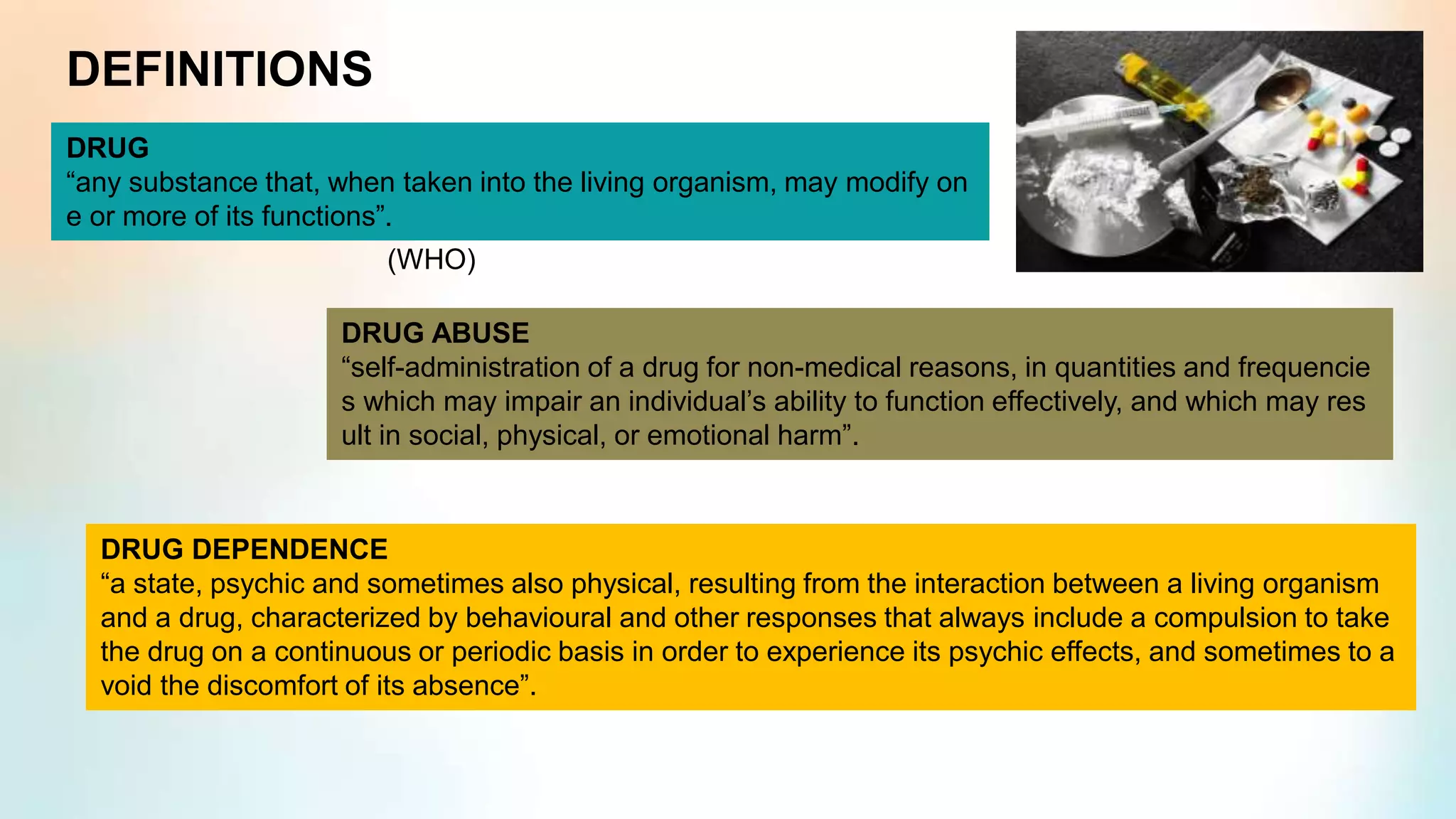 Mental health and substance abuse | PPTX