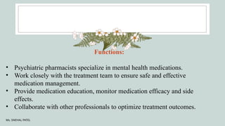 Comprehensive Overview of the Multidisciplinary Mental Health Team and ...
