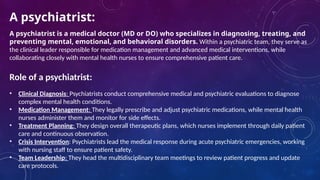 Comprehensive Overview of the Mental Health Multidisciplinary Team ...