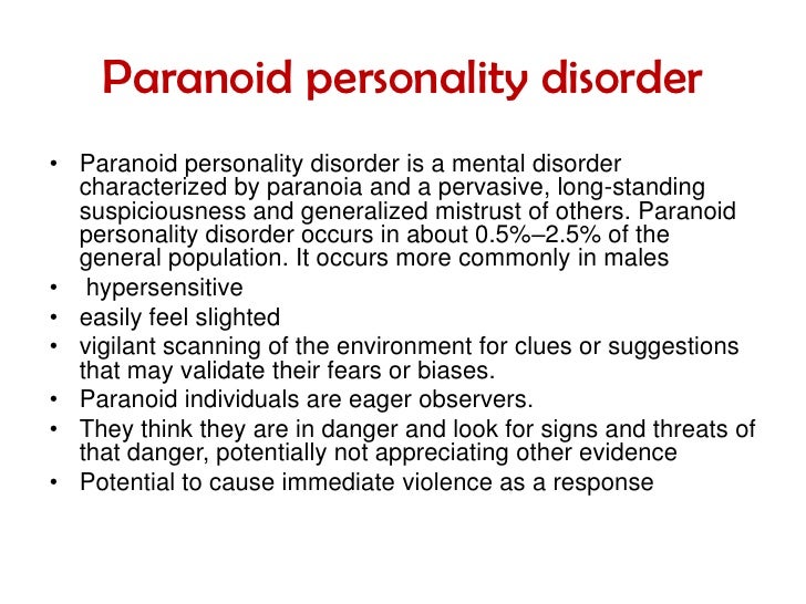 Mental Illness Paranoia Ocd