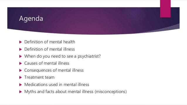 Mental Illness Myths And Facts