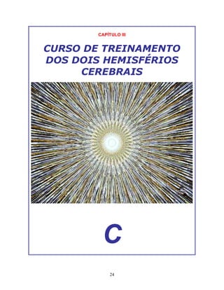 24
CAPÍTULO III
CURSO DE TREINAMENTO
DOS DOIS HEMISFÉRIOS
CEREBRAIS
C
 