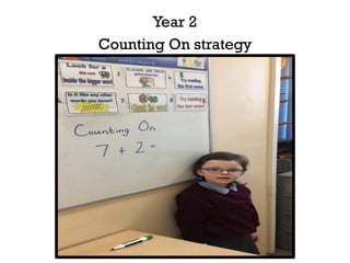 Year 2
Counting On strategy