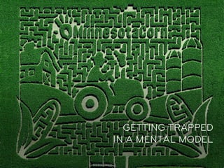 GETTING TRAPPED
IN A MENTAL MODEL
 