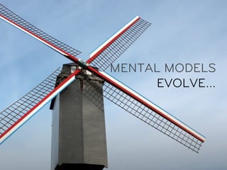 MENTAL MODELS
     EVOLVE…
 