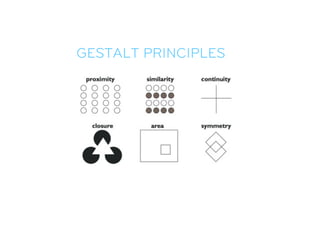 GESTALT PRINCIPLES
 