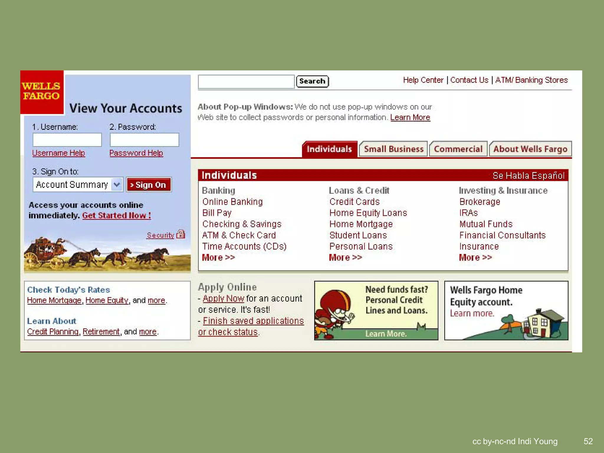 cc by-nc-nd Indi Young   52
 