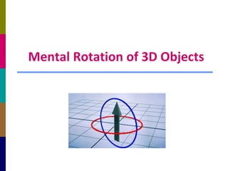 Mental Rotation of 3D Objects
 