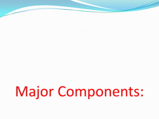 Major Components:
 