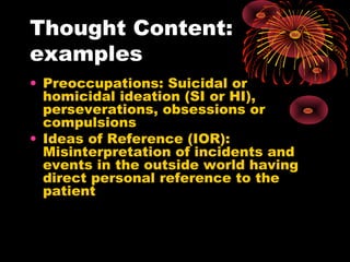 Mental status exam | PPT