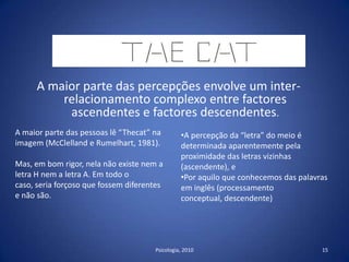 Intencionalidade e tendência: esforço de realização
