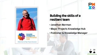 Building the skills of a resilient team - Jonathan Norman