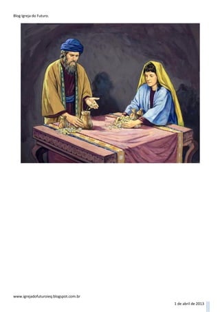 Blog Igreja do Futuro.




www.igrejadofuturoieq.blogspot.com.br
                                        1 de abril de 2013
 