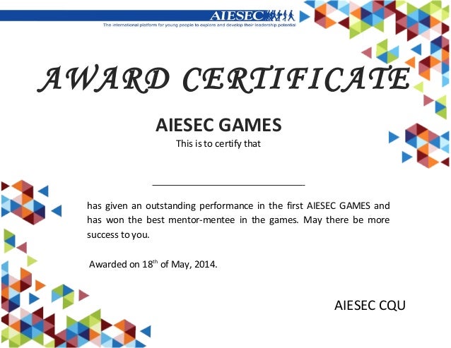 mentor mentee certificate best teacher award template