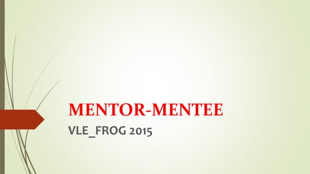 Mentor mentee kumpulan | PPT