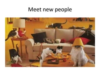 Meet new people

 