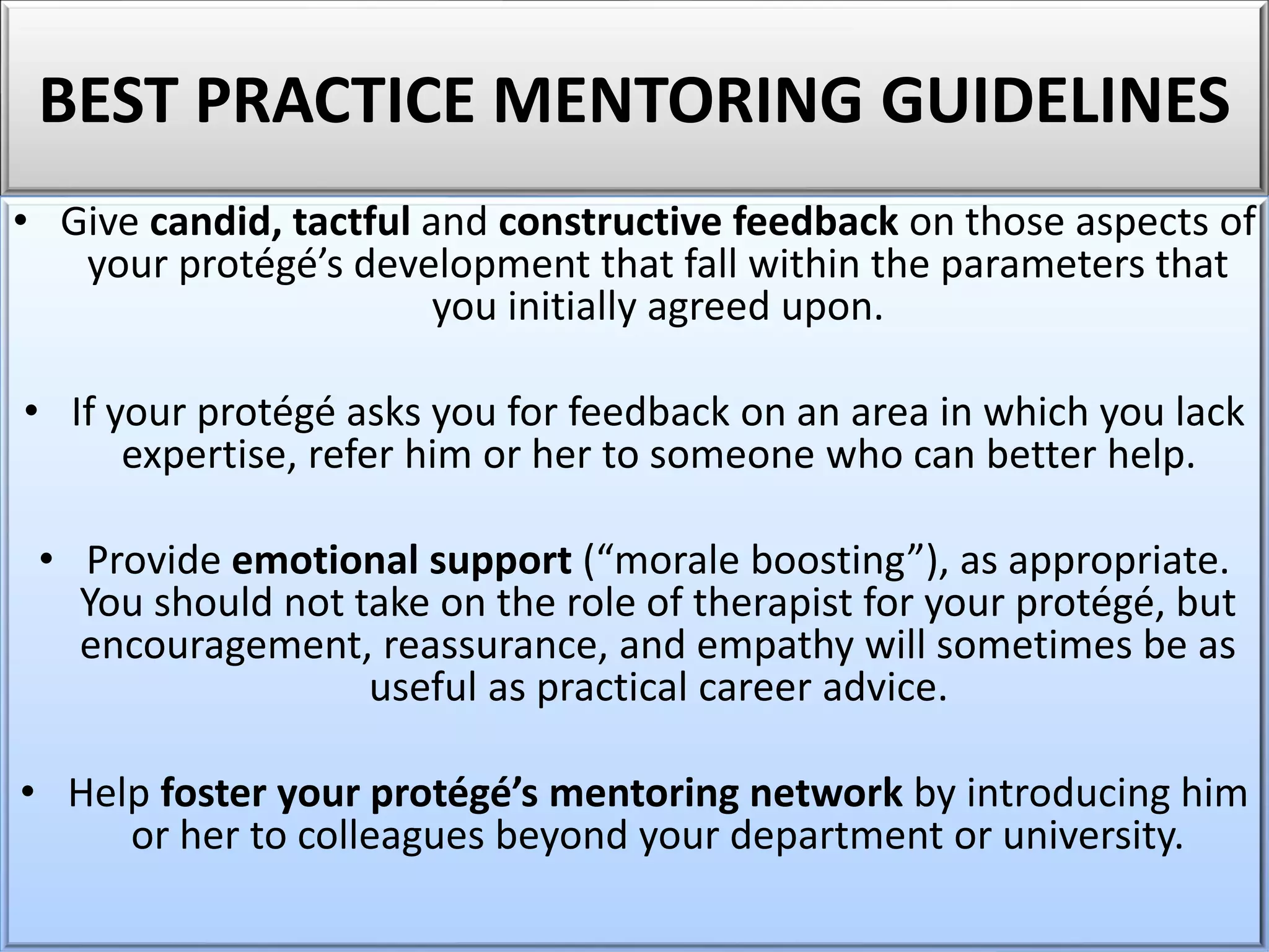 Mentoring and Coaching Skills | PDF