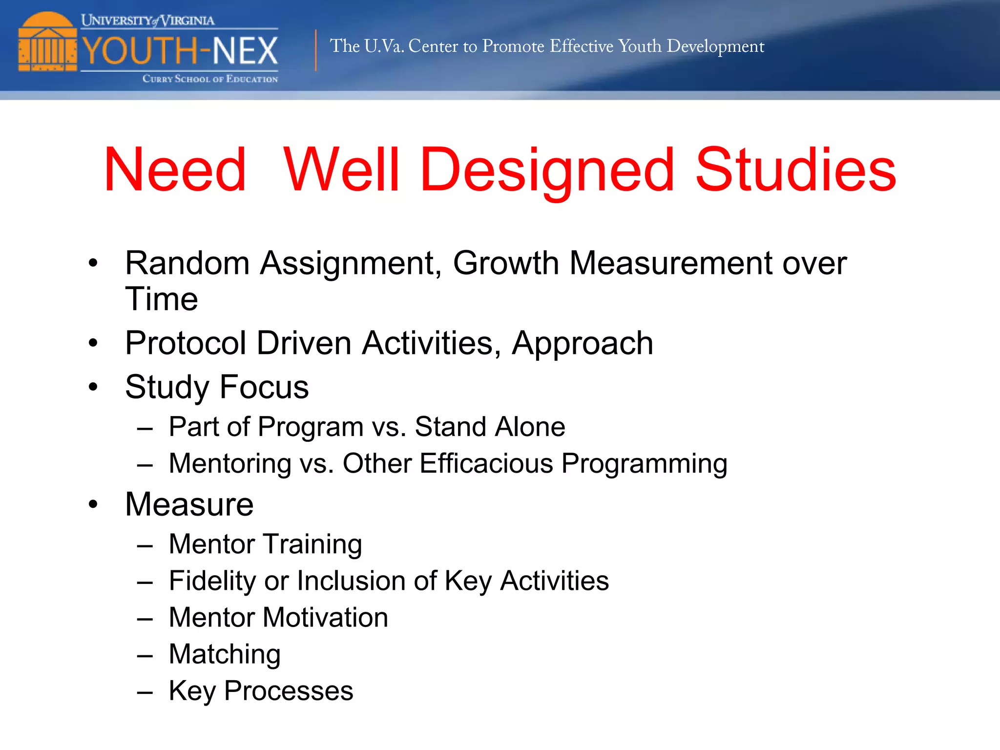 The U.Va. Center to Promote Effective Youth Development

1

2

3

4

Non-delinquent (ND)
Chronic Minor (CM)
Serious, Chronic, Violent (SCV)
Escalators (E)

0

Weighted Frequency Level

5

Crimes Committed

-2

-1

0

1

Neighborhood Social Organization (W1-4)

SCV vs ND, B = 0.60, χ2(1, N=208) = 5.24, p < .05

2

 