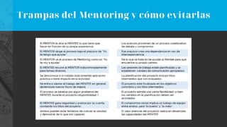 Trampas del Mentoring y cómo evitarlas
 