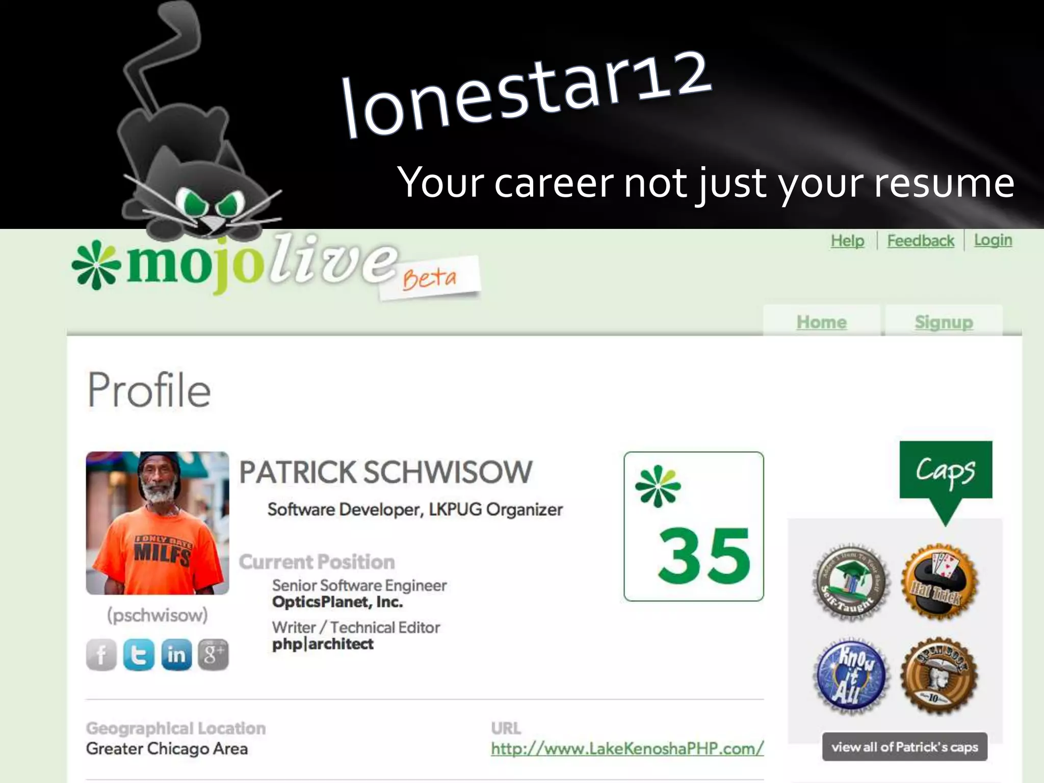 Your career not just your resume
 